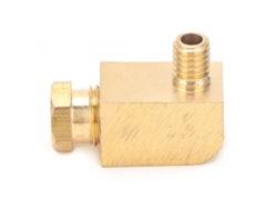 Conector De Tubería Roscado En Forma De L De Latón, Conexión En Ángulo Recto, Accesorio Industrial Pl606