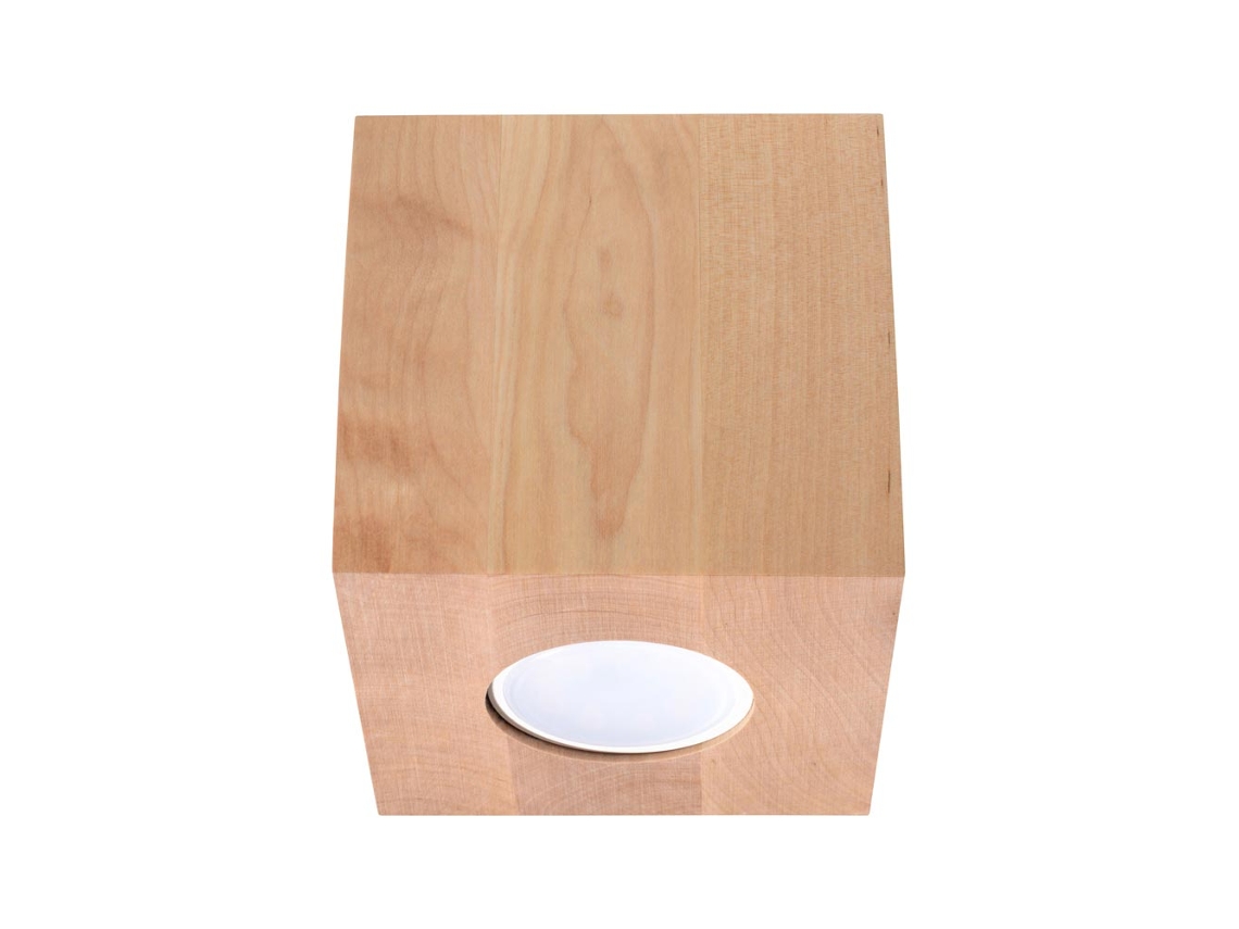 Sollux Sl.0493 Lámpara De Techo Quad Madera Natural