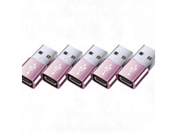 Adaptador Usb-c - Digitallab Rosa (5 Unidades)