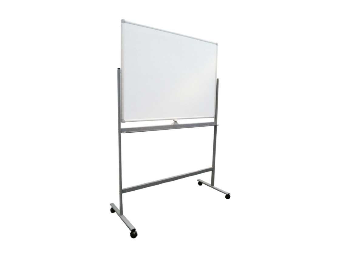 Pizarra Blanca IVOL móvil Doble cara y magnética 90x120 cm