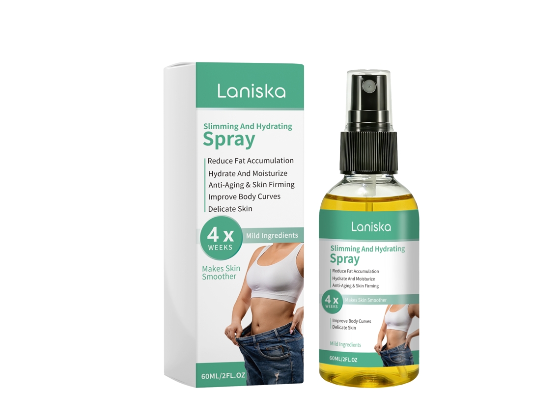 Spray hidratante para la pérdida de peso con cuidado eficaz.