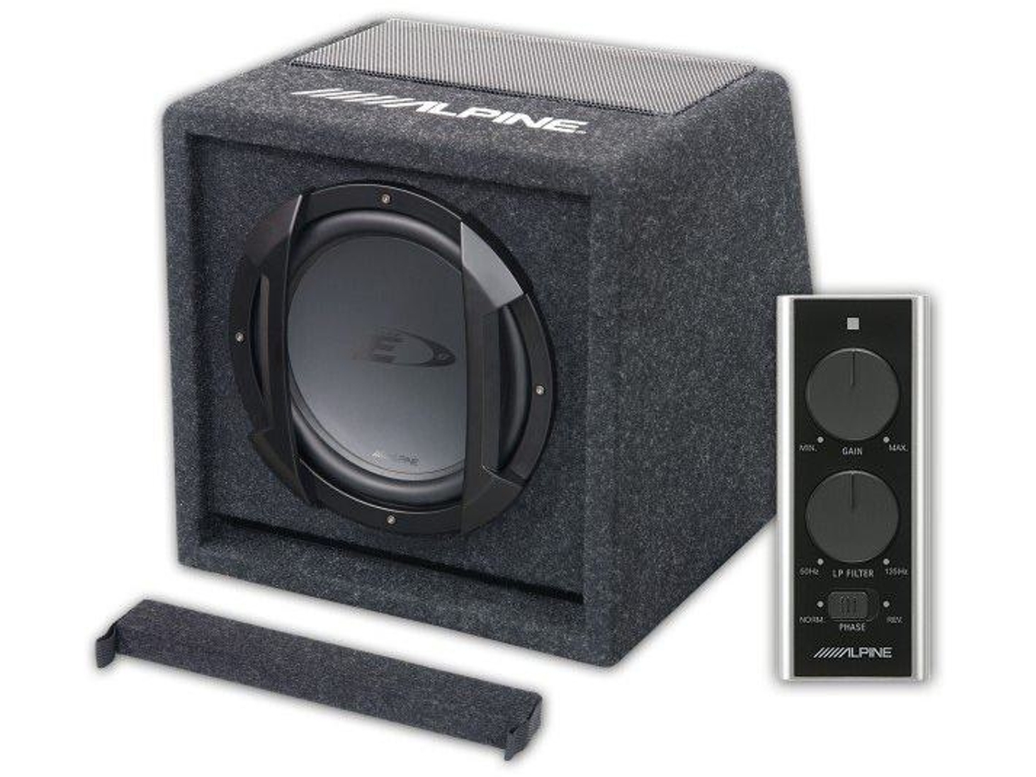 SUBWOOFER AUTO CAIXA ALPINE SWE-815