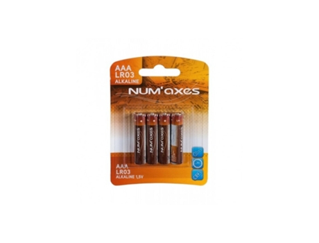 Pilas alcalinas NUM'AXES AAA LR03