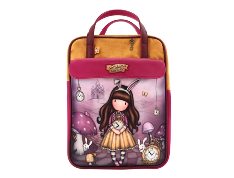 Mochila de Gorjuss Solo Un Segundo Salmón 27 x 10 x 37 cm
