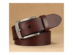 Cinturón de TPU para hombre con hebilla de aguja Yuysan, ancho 3,8 cm, largo 130 cm, color café B13