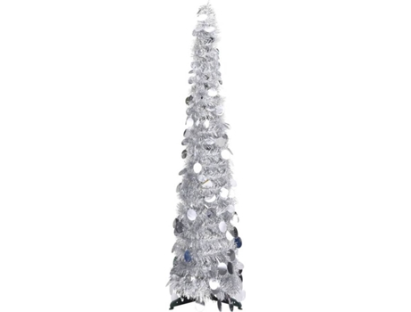 Árbol de Navidad VIDAXL 320991 (120 cm - PET - Plata)