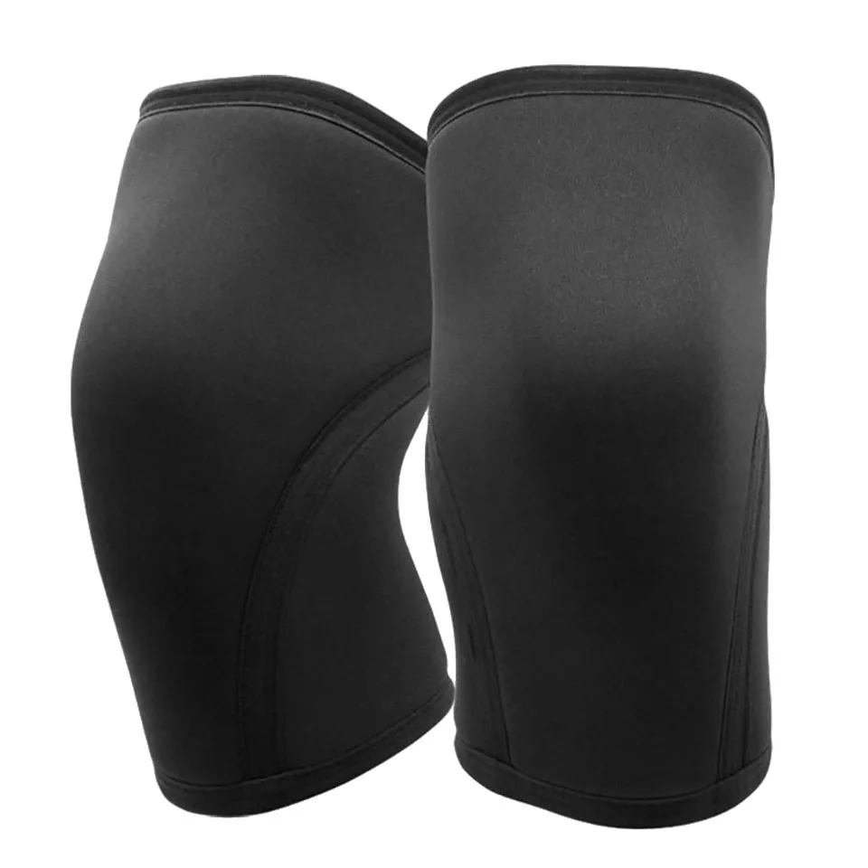(negro, Talla M) Rodilleras Unisex De 7 Mm De Espesor De Neopreno Para Ejercicios Como Sentadillas, Levantamiento De Pesas, Etc.