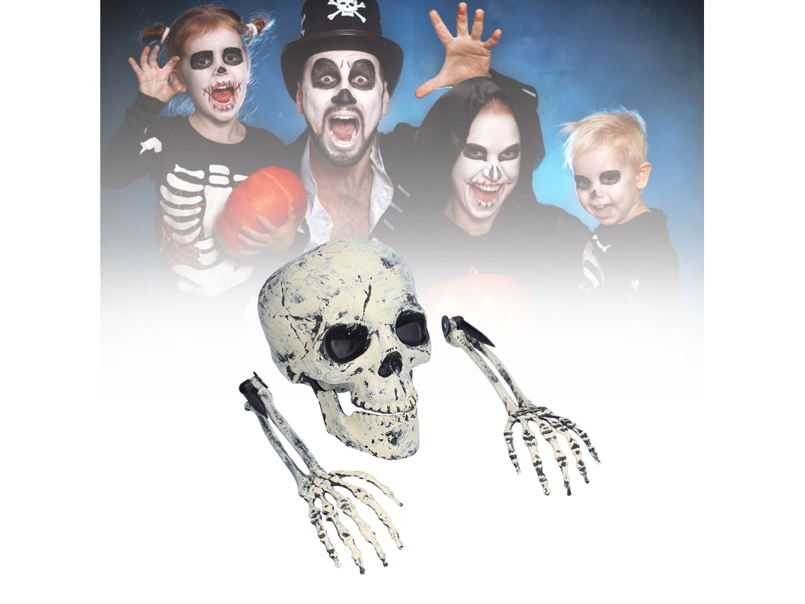Esqueleto multifuncional terrorífico para Halloween (DIY)