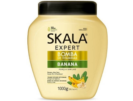 Crema para el Pelo SKALA Tratamiento Banana Vitaminas Bomba (1kg)