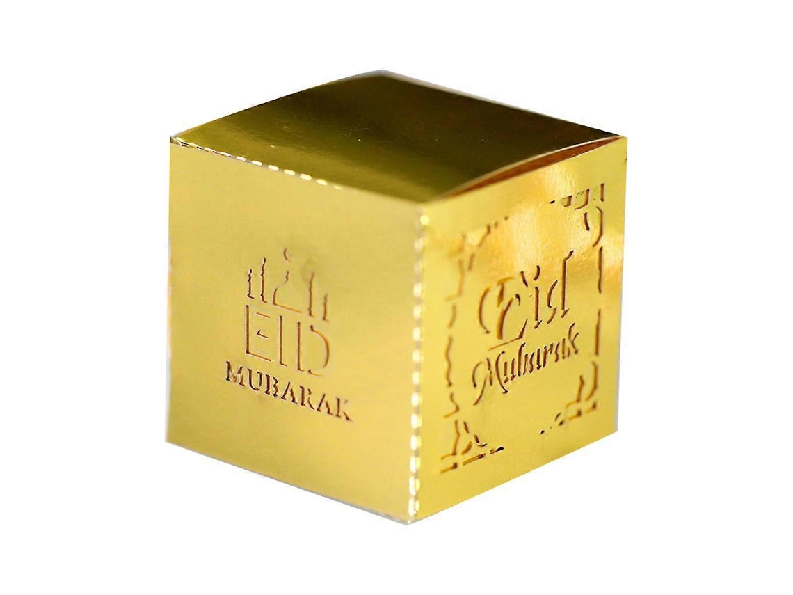 50 cajas de dulces para Eid Mubarak, cajas de regalo para Ramadán Kareem, suministros islámicos para musulmanes Hengjian