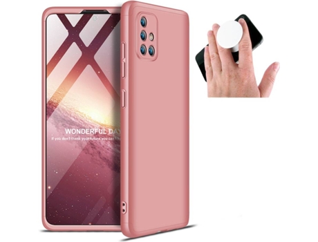 Carcasa y Popsocket Samsung A71 Slim armor 360º