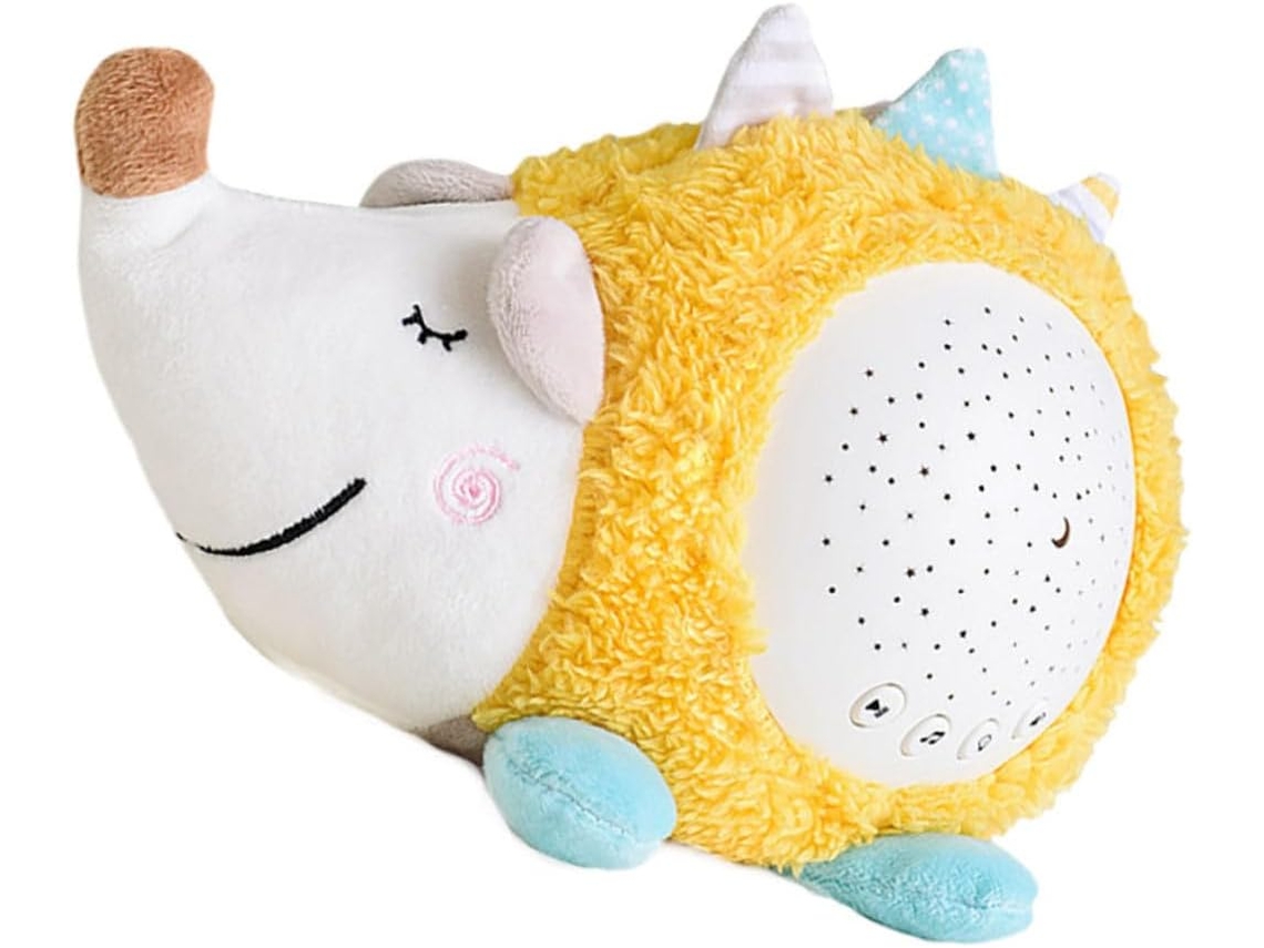 1 Proyector De Luz Nocturna Musical Con Forma De Ardilla De Peluche Para Niños Y Niñas, Luz Suave Y Cómoda.