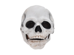 Máscara De Calavera De Látex Con Mentón Móvil Para Halloween, Cosplay, Carnaval, Navidad, Pascua Y Festivales.