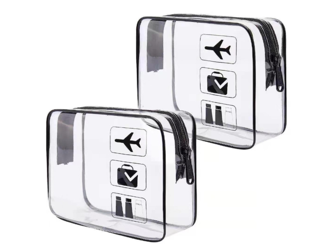 Bolsas Cosméticas De Pvc Transparente - Neceser - Almacenamiento De Viaje - Transparente