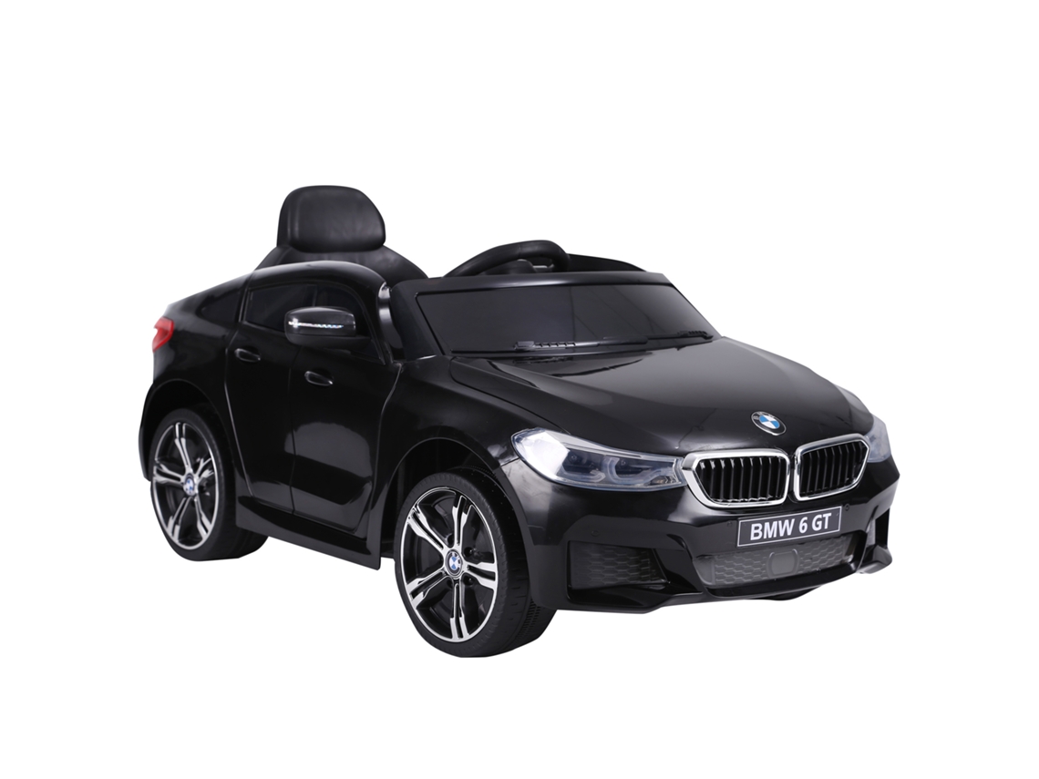Coche Eléctrico Infantil De 6 V Con Mando A Distancia, Música Y Faros Led - Negro