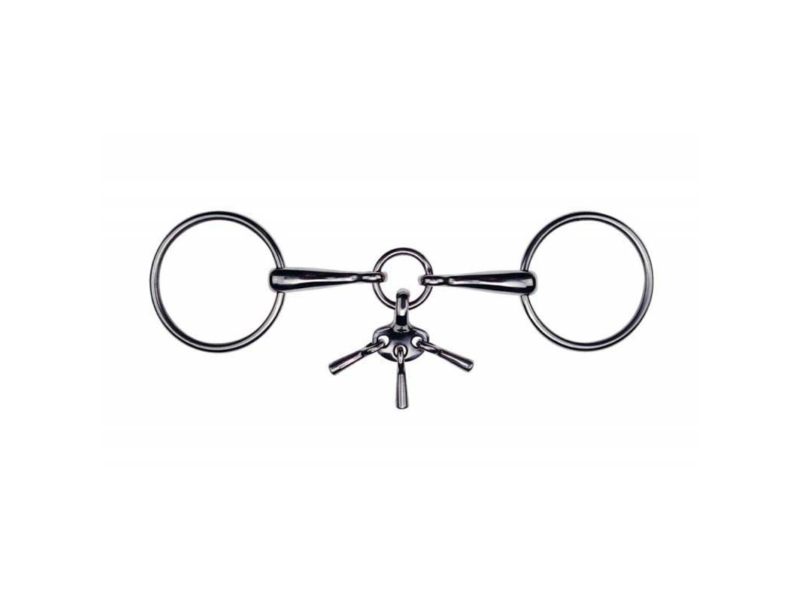 Bridões de Aço Inoxidável com Brinquedo Prateado 135 Mmfeeling