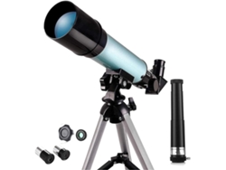Telescopio refractor Eifson de 360 mm con trípode y buscador para principiantes en astronomía