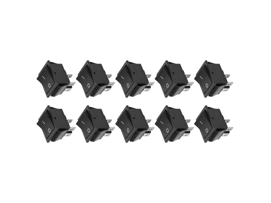 Chave de 2 Posições Kcd4 4 Pinos Rocker On/off Resistente ao Calor 16a250vca 20a125vca S/MARCA