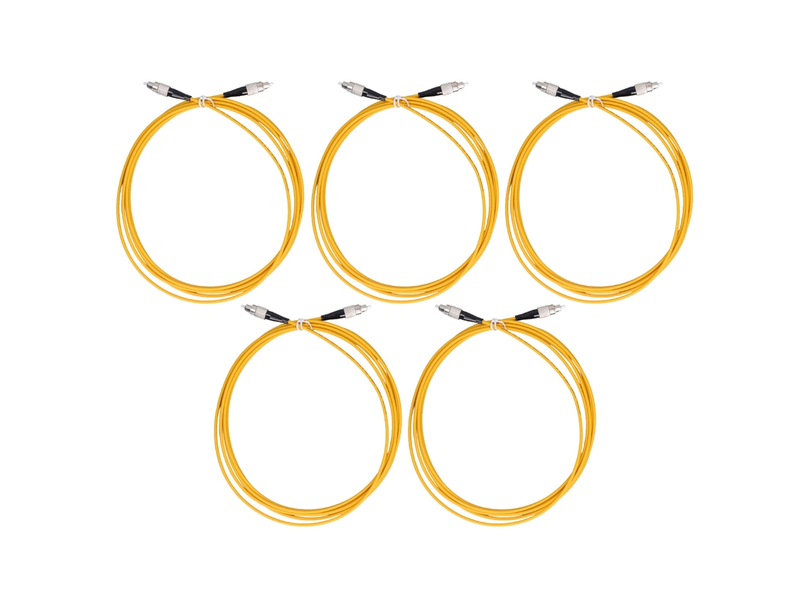 5 Cables De Extensión De Fibra Óptica Sin Halógenos Upc/fc A Upc/fc