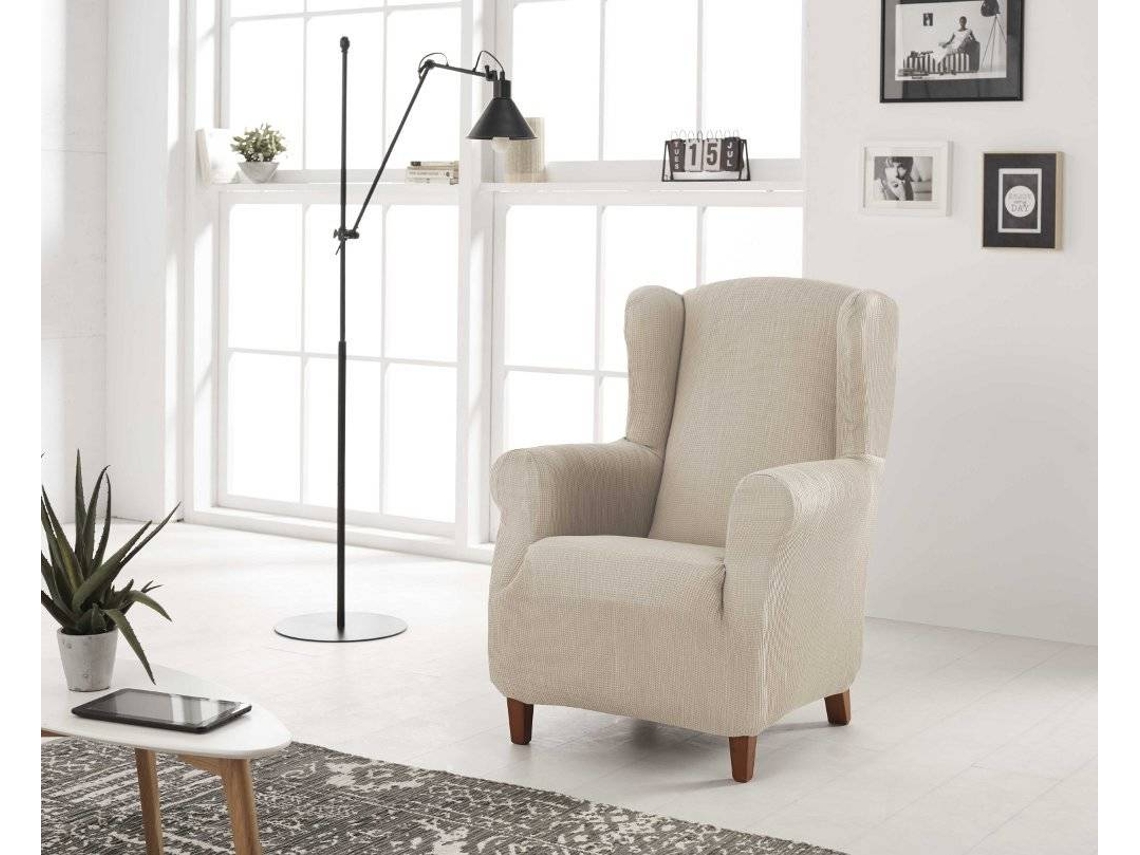 Funda Sillon ESTORALIS Berta Marfil (Poliester y Algodón - 70-90 x 90-100 cm)