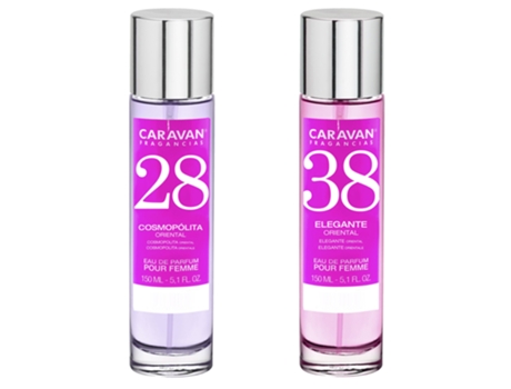 Set de 2 Perfumes CARAVAN Mujer Nº38 y Nº28