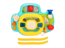 Volante De Simulación Para Niños Con Intermitentes, Claxon Y Música Interactiva.