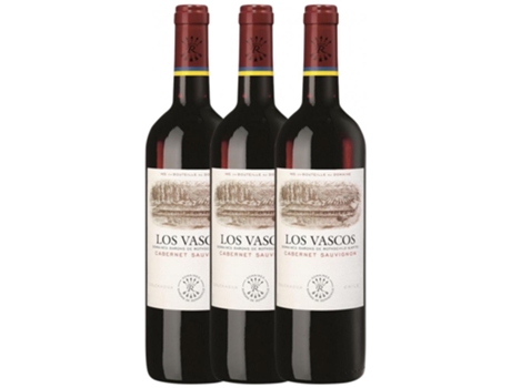 Vino BARONS DE ROTHSCHILD Barons De Rothschild Los Vascos Cabernet Sauvignon Valle De Colchagua (0.75 L - 3 unidades)