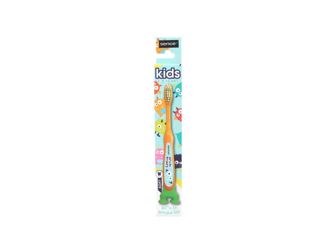 Cepillo de dientes infantil Sence Bauty suave naranja (3-8 años)