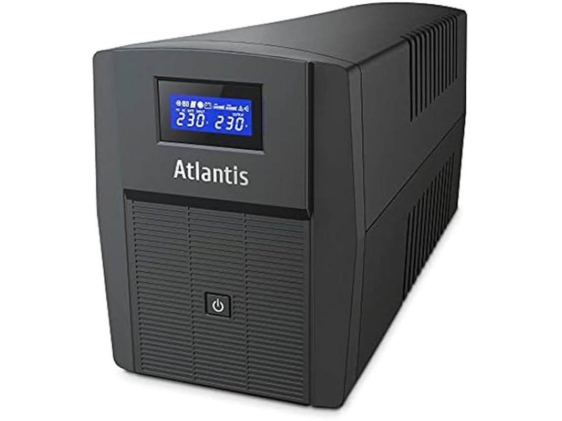 ATLANTIS A03-Hp1503 Línea Sistema De Alimentación Ininterrumpida Interactiva 1200Va 720W Pantalla Lcd 3 Puertos Usb-Hid