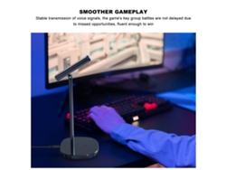 Micrófono De Escritorio Usb Con Reducción De Ruido E Interruptores Táctiles Omnidireccionales De 360 Grados Para Pc.