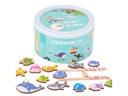Jinwei-juguete De Pesca De Madera Para Niños, Juguete De Pesca Cute Y Educativo