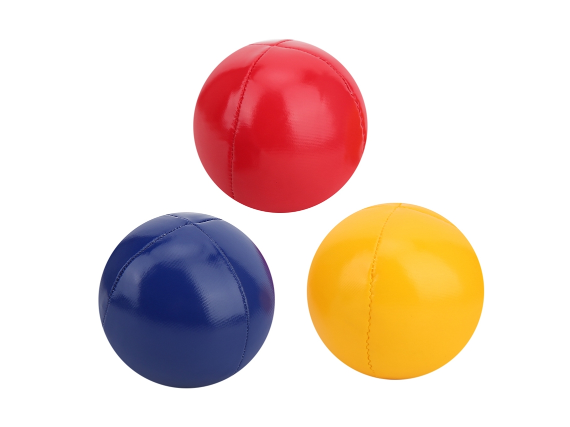 Bola De Malabarismo Com Saco De Rede Lançamento Manual Brinquedo Educativo Esportes De Lazer Indoor Pu