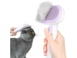 Cepillos Para Mascotas Con Diseño De Un Solo Toque (morado)