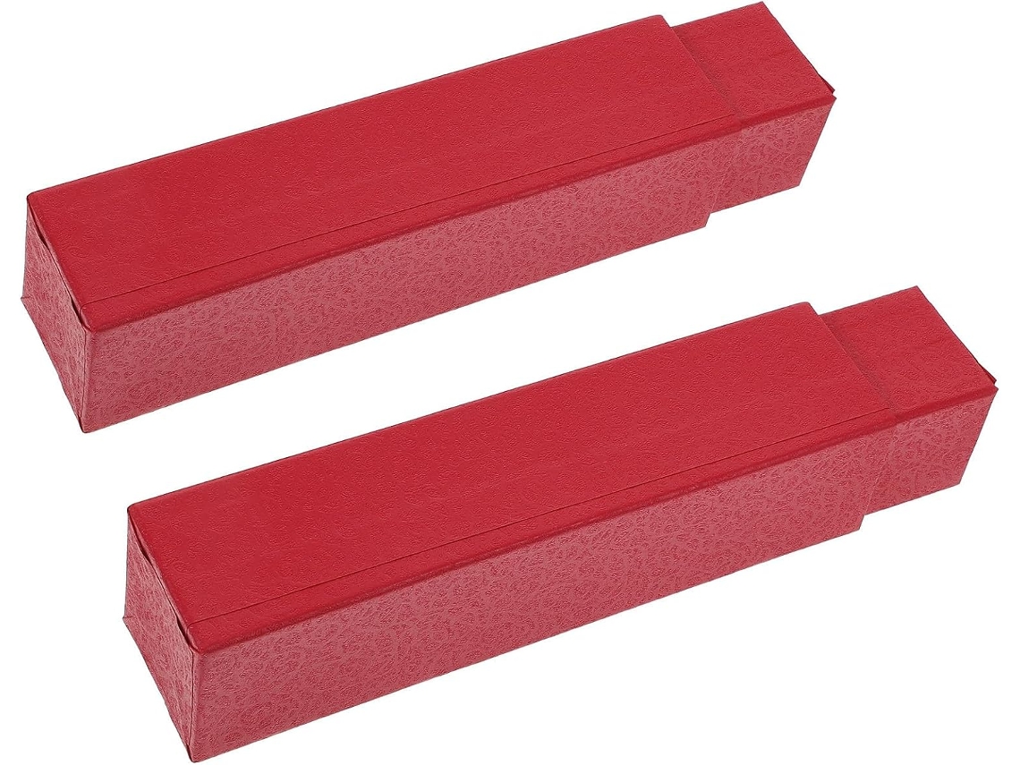 Almacenamiento Rollos Papel 2 Unidades Diseño Simple Elegante Organizar Trabajos Caja Rojo Tus