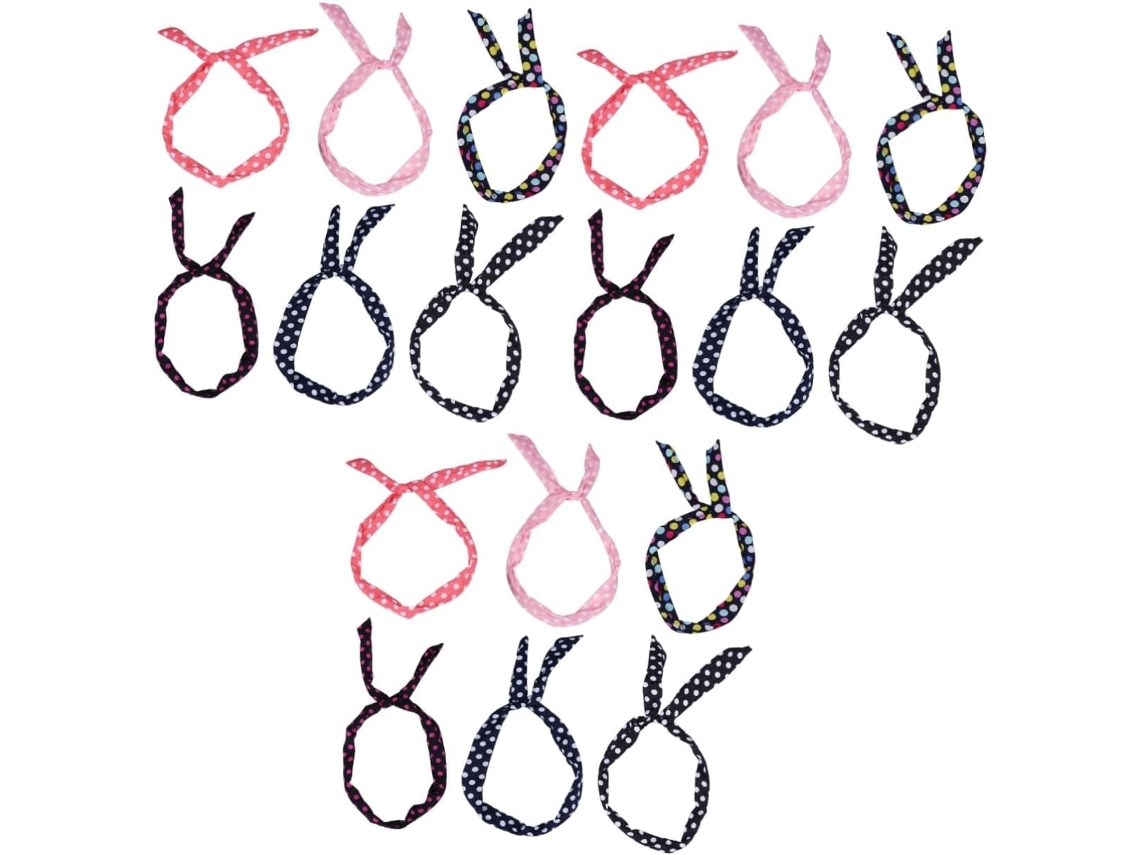 Diademas Anudadas De 18 Piezas Para El Cabello, Ideales Para Festivales Y Salidas, Varios Estilos.