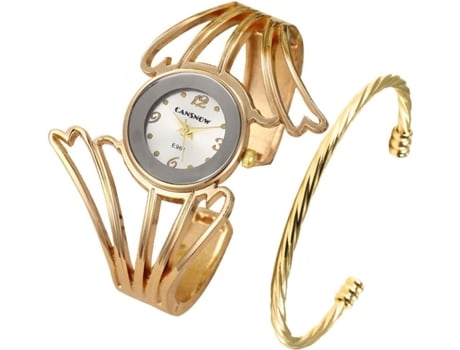 VEANXIN Relojes digitales para hombre Reloj de pulsera multifuncional resistente al agua-Oro