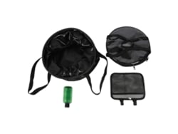 Cubo plegable, cesta de drenaje, multifuncional, portátil, plegable, para camping, lavabo, contenedor, cubo de pesca para viajes, camping
