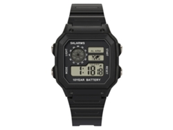 Reloj Electrónico Infantil Impermeable 30m Pulsera Niños Moda Negro Pvc
