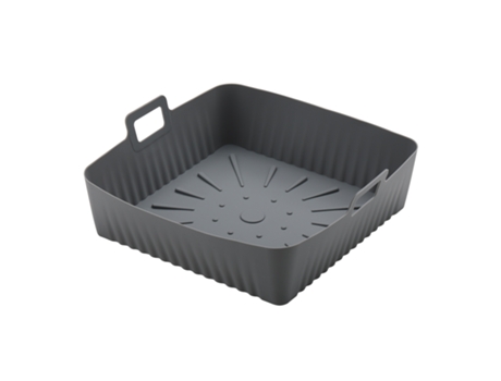 Bol de Silicona para Air Fryer 23 X 21 X 6,5 cm Gris