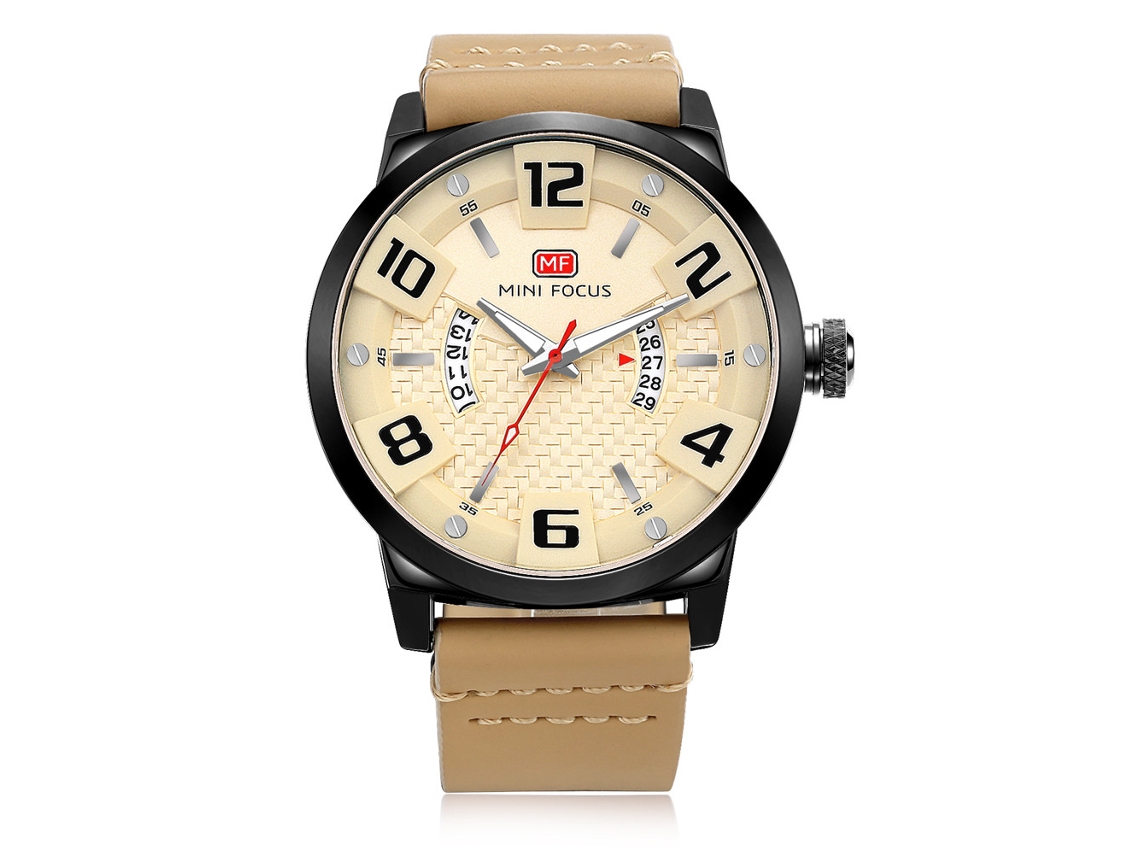 Reloj Hombre Metal Fashion Impermeable Pulsera Ajustable Mini Focus