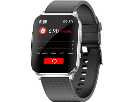 Smartwatch CHRONUS vários Recordatorios de Mensajes IP7 polvo y Impermeable Plata