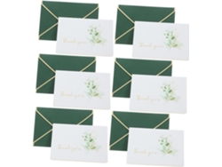 1 Juego De Elegantes Tarjetas De Agradecimiento Con Sobres, Pequeñas De Para Bodas, Aniversarios