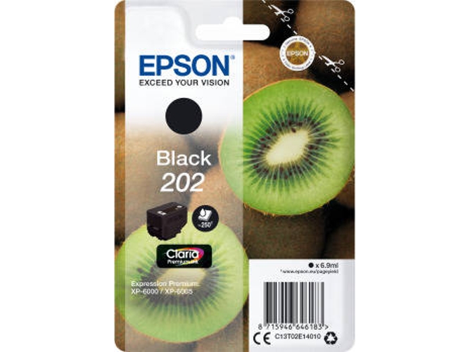 Tinta EPSON 202 Negro