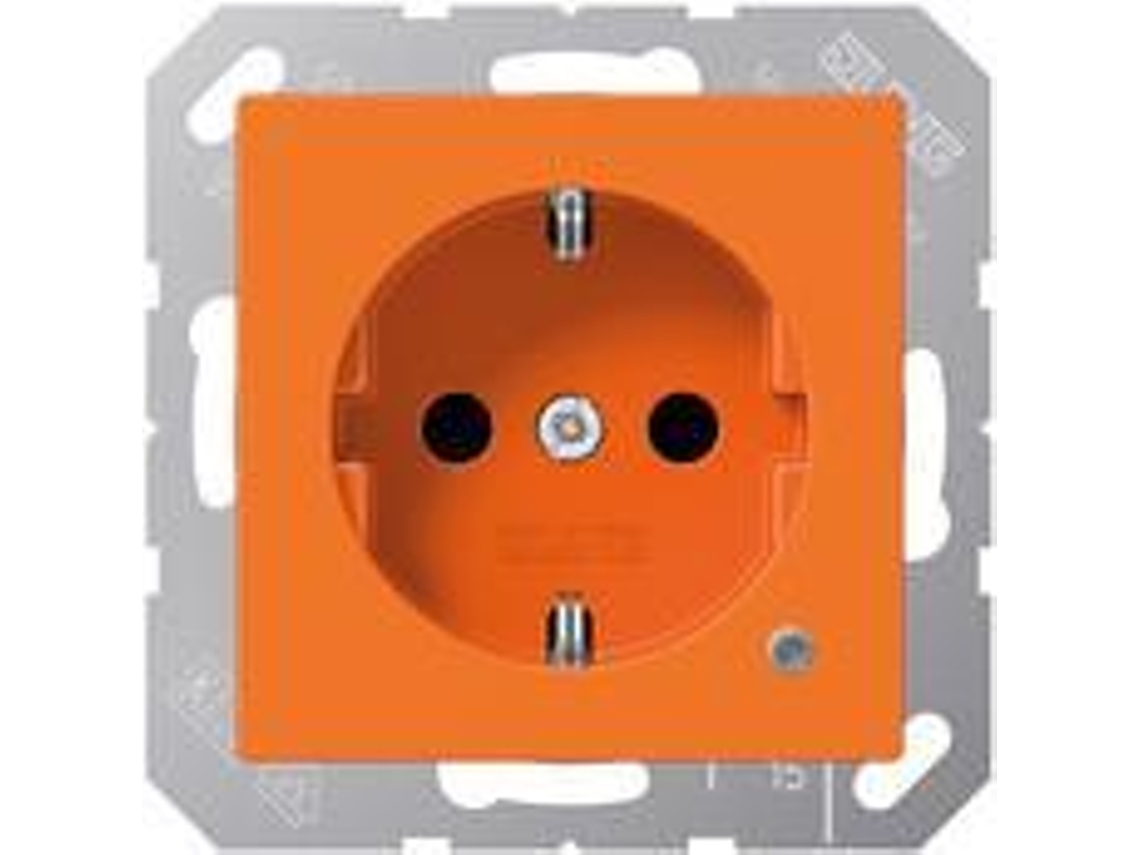 Toma Schuko de 16 A y 250 V con protección contra contacto accidental A 1520 Bf Ko Jung (a1520bfkoo)