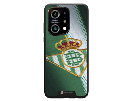 Funda Móvil Oficial Real Betis Fc para Oppo Find X5 PHONECASES3D Piel Sintética Negro
