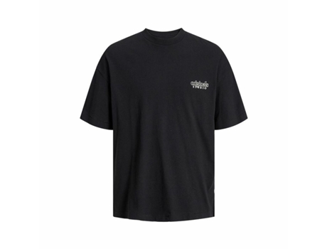 Camiseta de Hombre JACK & JONES Corta Bari Back Negro (2XL)