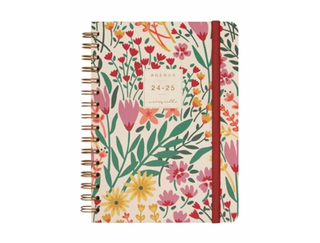 Agenda FINOCAM Moniquilla Garden Multicolor A5 15,5 x 21,2 cm 2024-2025