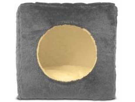 Cama para Perros y Gatos GAUTY Pelo (Beige y Gris - 40 x 40 x 40 cm)