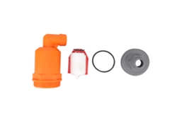 Válvula De Escape De Aire Automática Pp De Alto Flujo G1/2 Superior G1 Base Para Uso Residencial E Industrial.