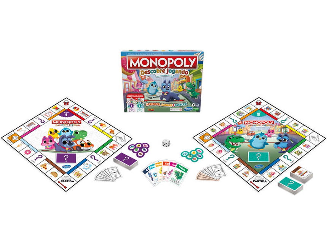 Juego Educativo HASBRO Mi Primer Monopoly (Edad Mínima: 4 Años - 26,7 x 4,1 x 33,3 cm)